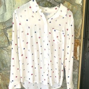 Rails Silk Blouse  Size Medium ❤️